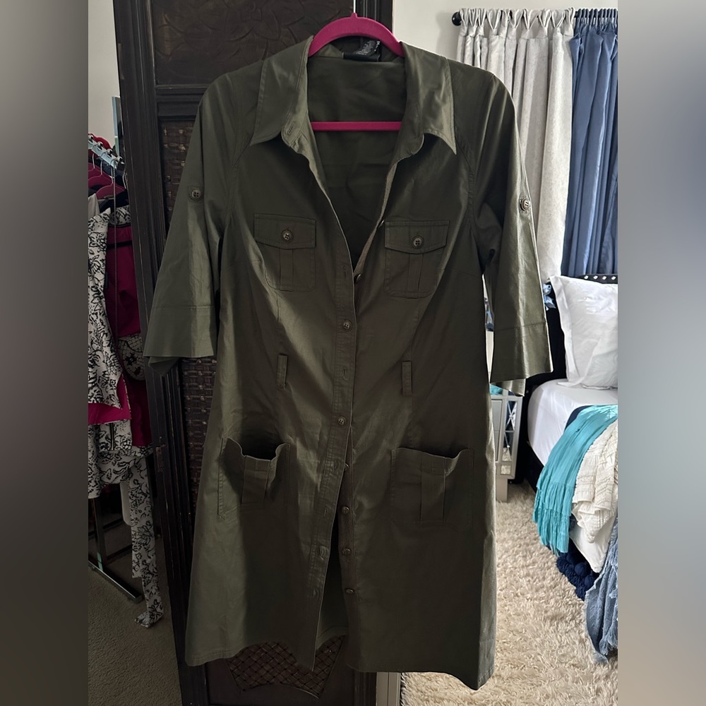 Lane Bryant Utility Dress Size 14